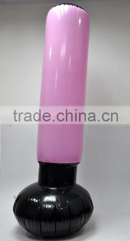 63" inflatable PVC punching bag with water bottom