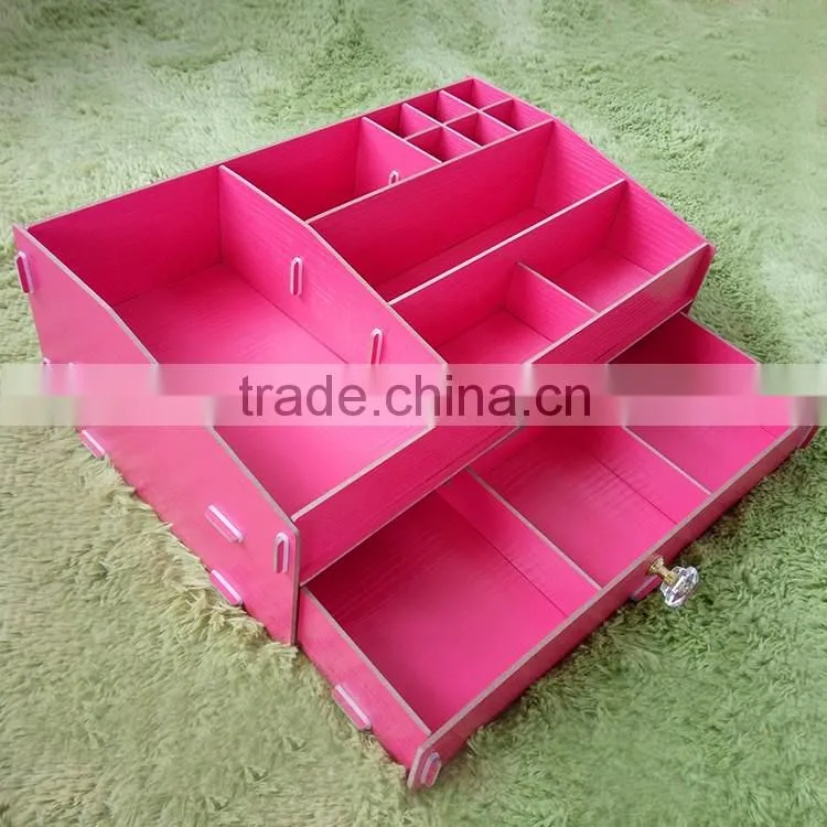 2016 eco-friendly multiple wooden storage box in home display