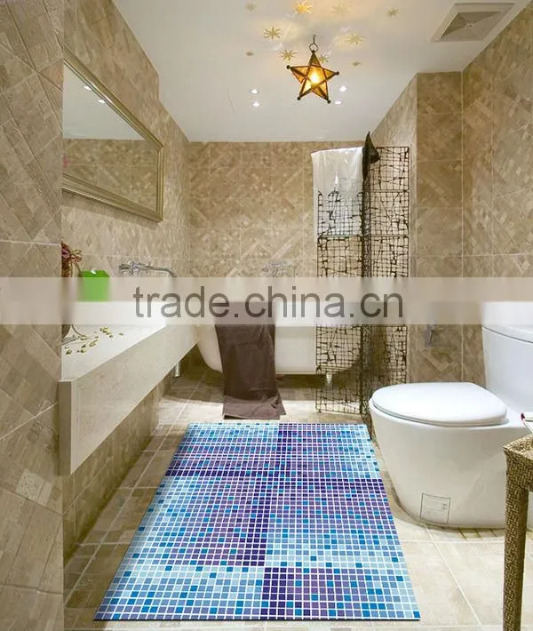 decorative printed floor covering anti slip mat pvc foam floor mat