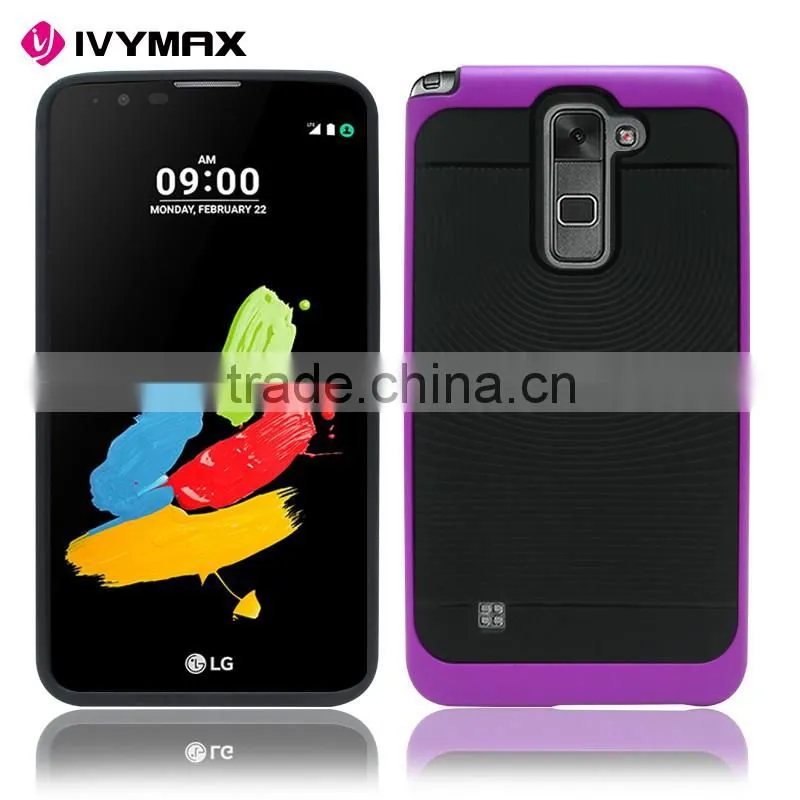 New arrival crucial bumpers soft back cover PC TPU hybrid case for LG K520 LS775