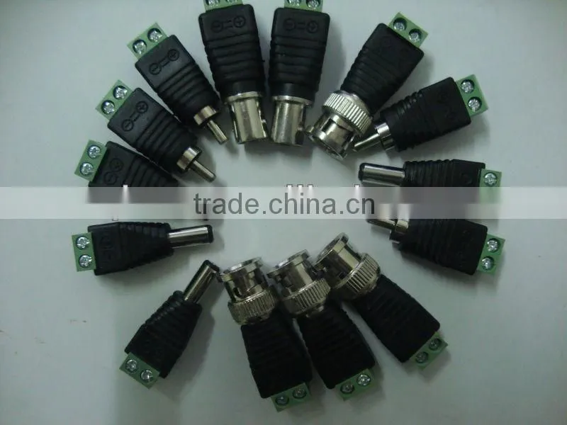 BNC With Terminal Screws Connector CCTV Adapter