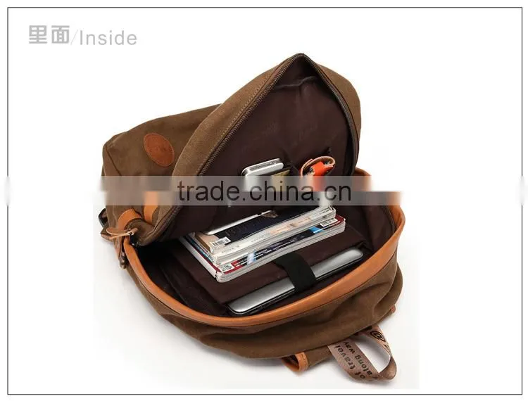 15 inch laptop backpack,new style hiking backpacks,high quality vintage canvas backpacks