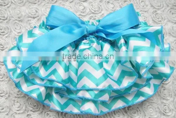 floral pint ribbon comfort ruffled girl baby bloomers wholesale