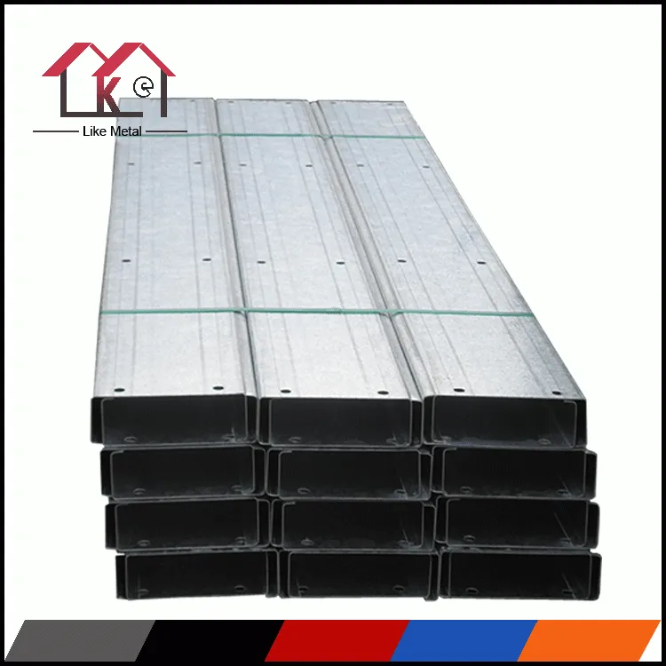 Galvanized roofing purlin manufacturer/C metal studs/U track/Furring channel