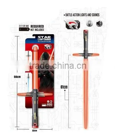 2016 86 cm length Led Flashing laser Sword toy with laser light and sound toy