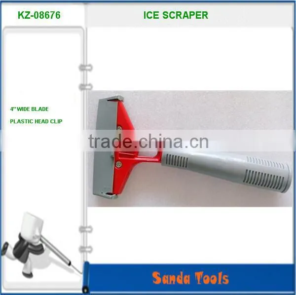 cleaning scraper with plastic handle
