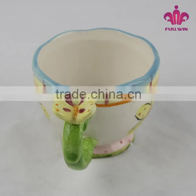 Ceramic coffee mug for biscuit