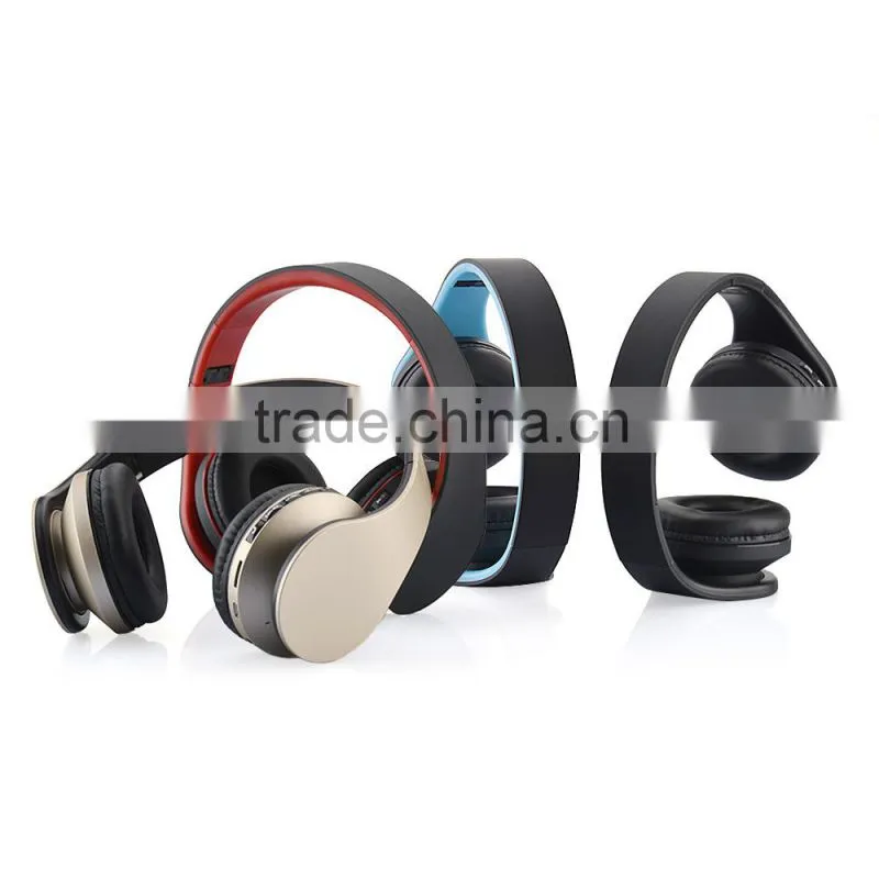 Hot selling wholesale bluetooth headset bluetooth micro card player with FM