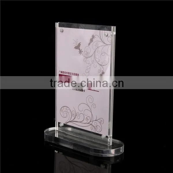 the 2016 Hot sale acrylic restaurant menu card holder