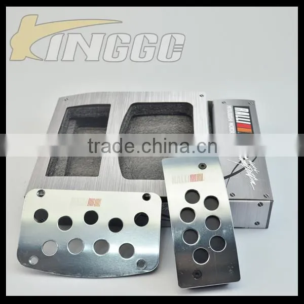 Car Accessories Foot Pedal Set, Racing Aluminum Auto Foot Brake Pedal