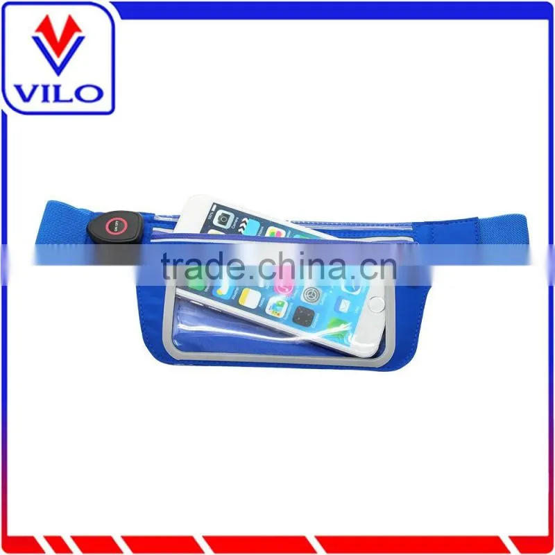 Outdoor sports LED wasit bag running belt fanny pack for runners