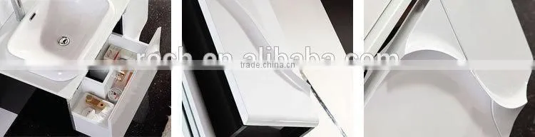 ROCH 8011 White High Gloss Pragmatic Bathroom Furniture