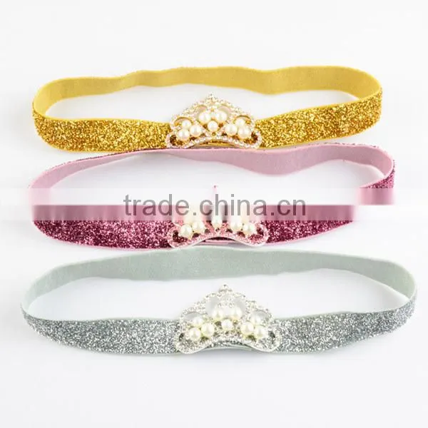 cheap girls princess crown headband, beaded crown headbands