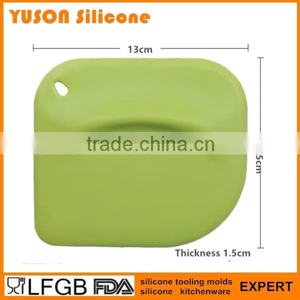 All purpose Food Grade square wiper blade Bowl silicone scraper