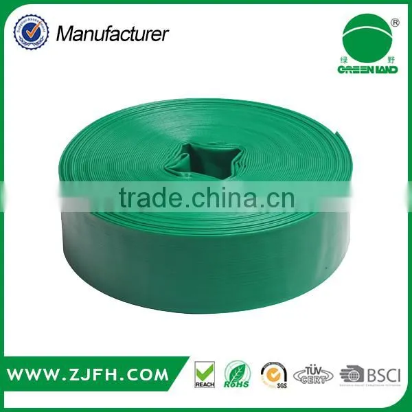 blue red color 2bar 3bar 4bar PVC layflat hose water irrigation high quality