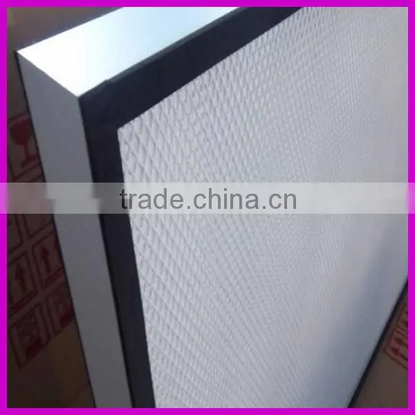 Panel type High temperature resistance hepa air filter