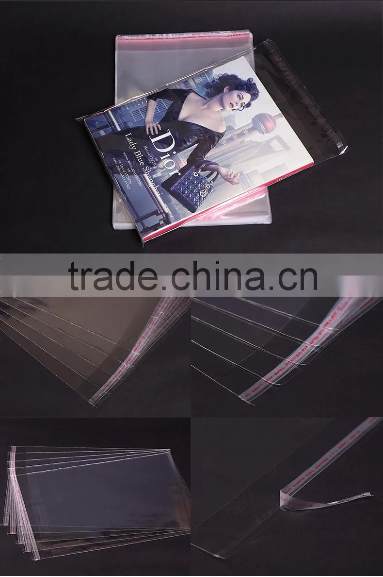 Opp plastic bag with card head