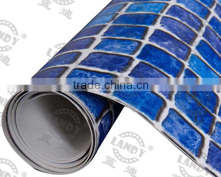 Superior suitable anti-corrosion mesh pvc pool liner