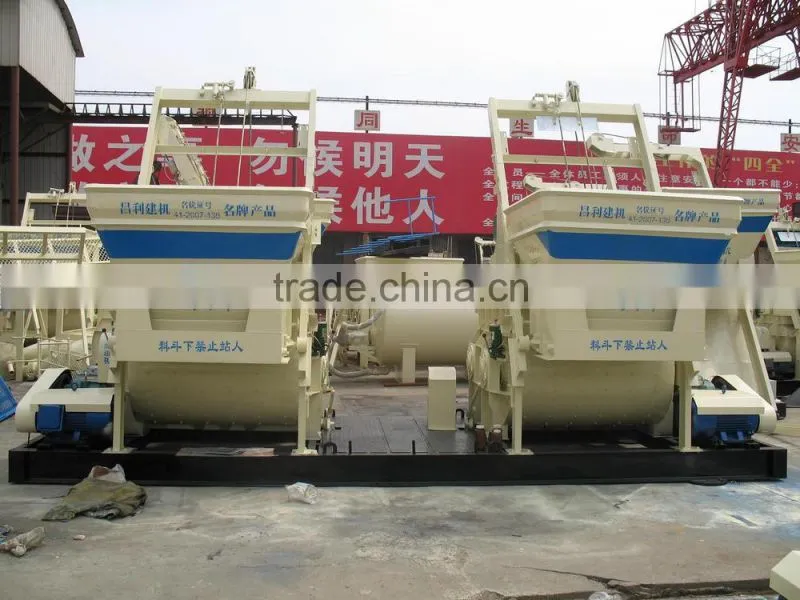 High capacity electric concrete mixer,twin-shaft concrete mixer,JS750 concrete mixer in sri lanka