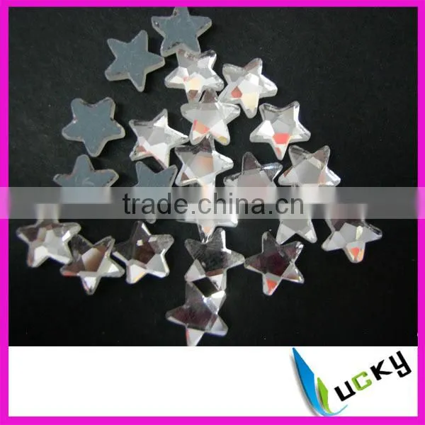 mirror glass flat back crystal rectangle shape 4x6 mm light colorado topaz