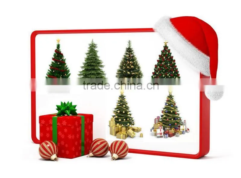 MobilePhone APP Control Bluetooth Speaker and LED Fiber for Christmas Decoration Tree