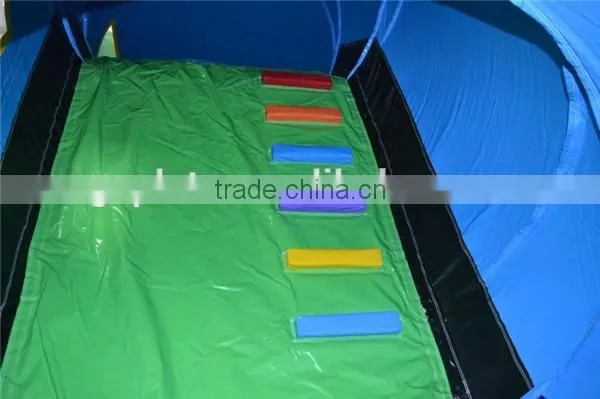 outdoor commercial big train inflatable obstacle courses / giant inflatable train bouncer