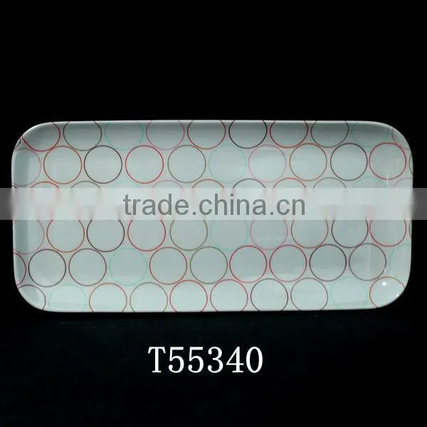 Melamine oval trays