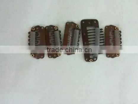 metal hair clips snap hair clips hair extension snap clips 3.8cm 10 teeth