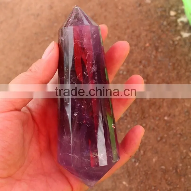 Amethyst quartz crystal points wholesale wands vogel