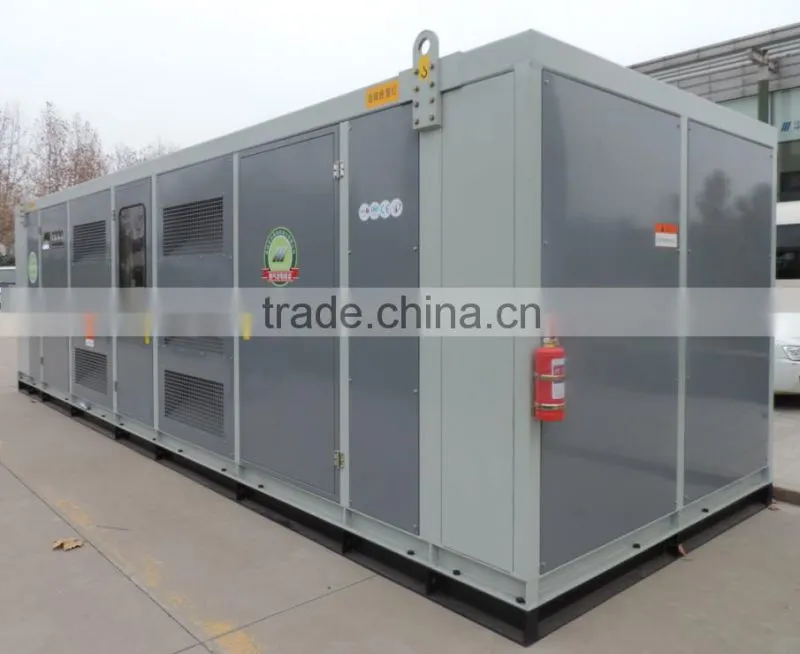 1MW gas generator parallel to 4MW power plant