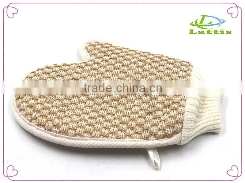 high quality pure color bath glove for shower