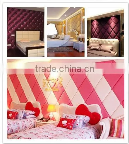 Semi PU upholstery leather supplier surface with embroider design and metallic color