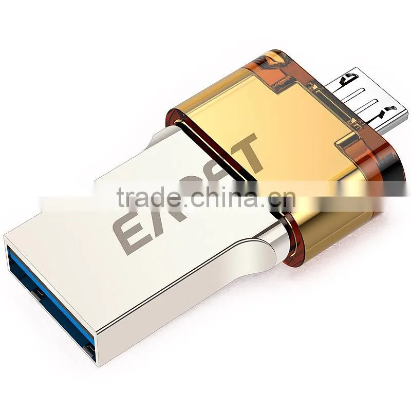 on the go OTG flash usb drive usb 3.0 flash drive crystal usb flash drive with hign speed