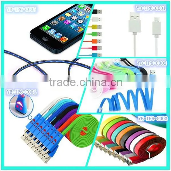 3 in1 usb cable, metal housing usb data cable, 3A usb cable for iphone 6 and samsung