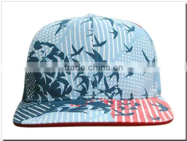 new fashion cotton flat peak hat
