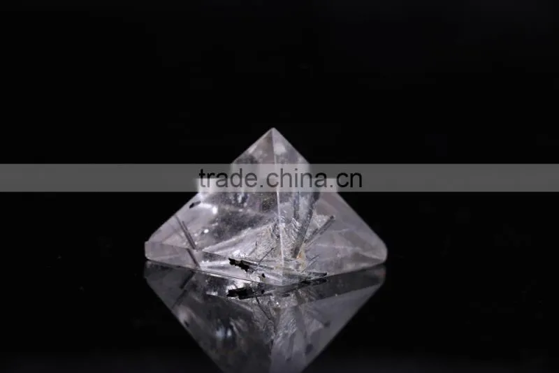 hot sale 100% natural transparent pure pyramid quartz crystal clear pyramid