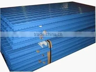 Steel box beam double deep pallet racking for warehouse