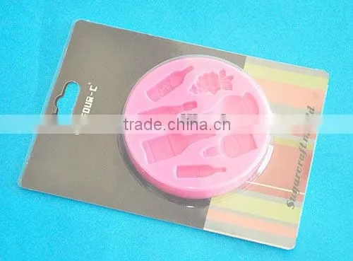 Assorted Bottlessilicone mold making rubber, silicone rubber for gypsum mold making,fondant art tools