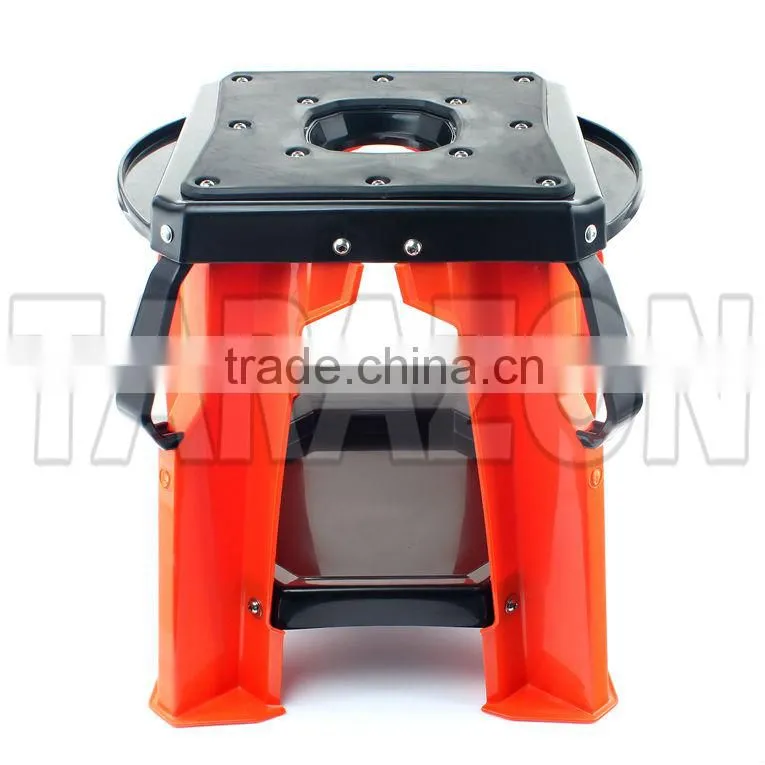 Universal Adjustable high strength plastic round tube MX motocross racer stands