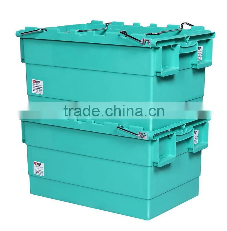 600*400*315mm Heavy Duty Plastic Bin with Bars