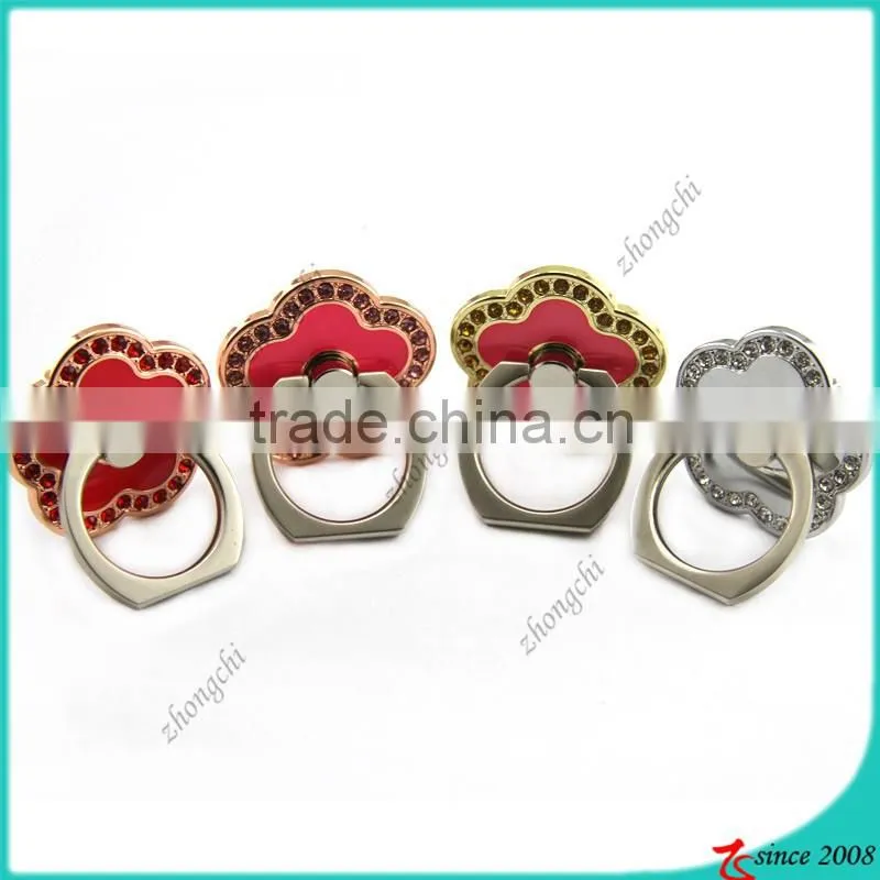 Enamel Colorful Rose Flower Lovely Phone Ring Holder In China Direct Price