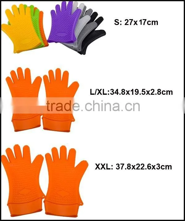 3% Discount BBQ Tools Heat Resistant Silicone BBQ/Grill Gloves