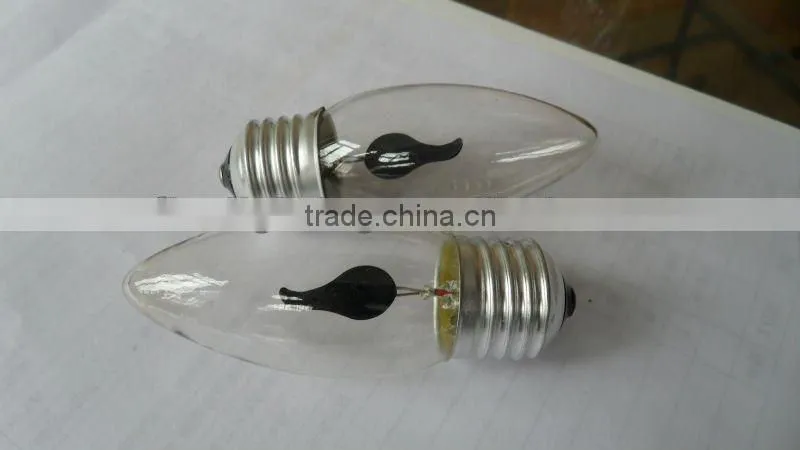 1.5W 0.2-0.5lm 230V E27 led flickering flame bulb
