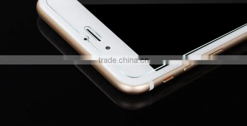 9H hardness 2.5D round edge anti-radiation tempered glass screen protector for iphone6&iphone6 plus