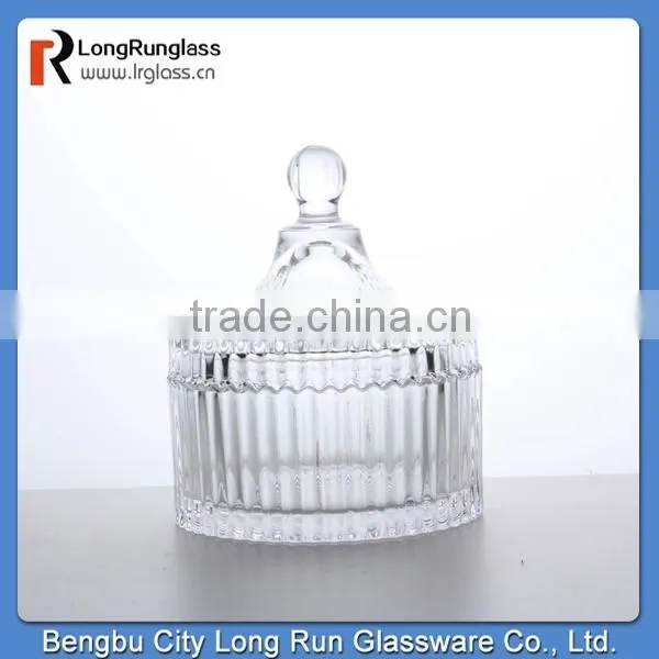Longrun Personalized cut glass ger shape candy holder
