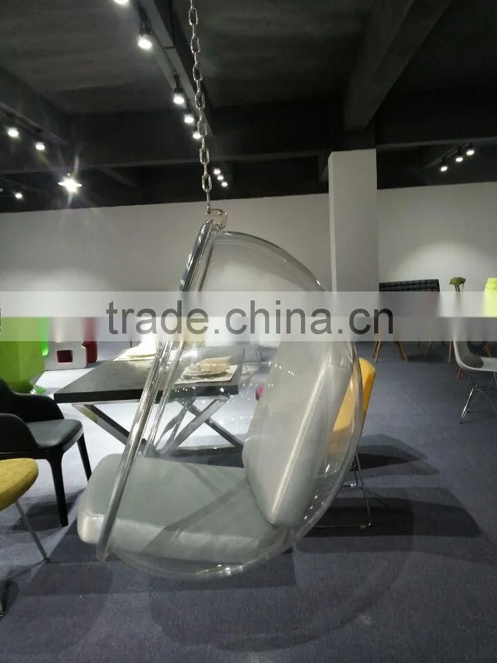 Eero Aarnio acrylic transparent hanging swing ball chair