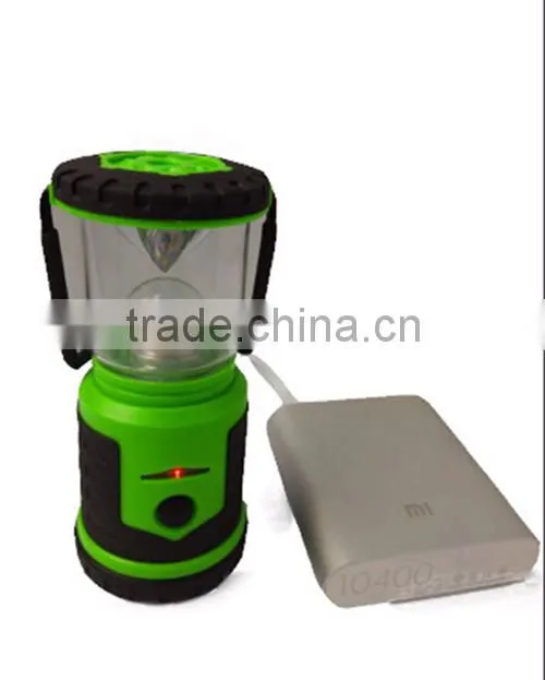 led Portable Emergency led Camping Lantern with rechargeable lithium battery