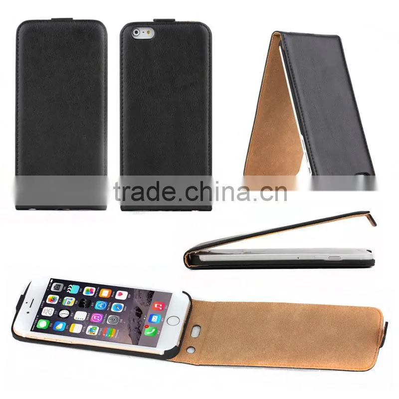 Real Genuine Leather Flip Wallet Slim Case Cover For iPhone 6 Plus