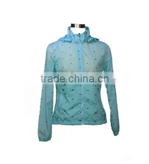 2016 Ladies Outdoor Wear Summer Jacket coat skin