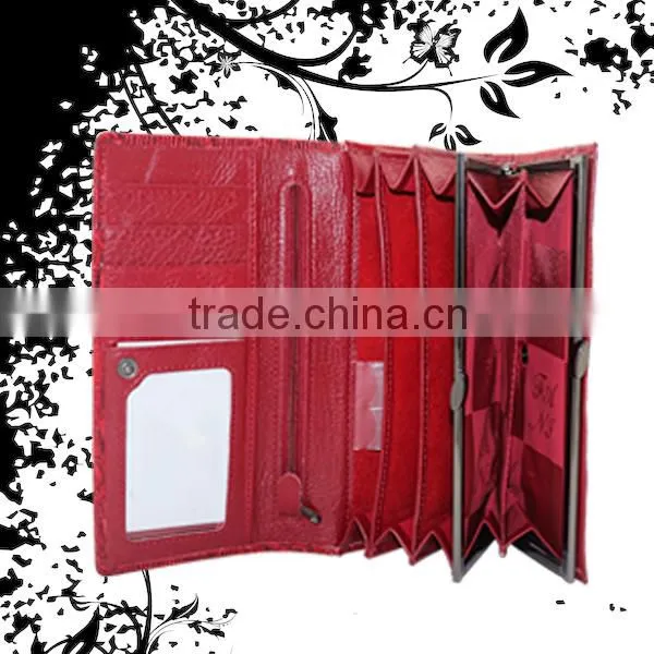 Fancy and fashion trends design PU leather wallet and purses for girls with trade assurance